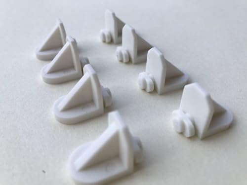 Twist-in Shelf Support Pins for Kitchen Cabinets, Bookcases, Shelves - 8Pack