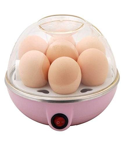 HETVIN 2-in-1 Electric Egg Boiler and Food Steamer | 7 Eggs Capacity | Automatic Cut-Off | Food Grade Material | Pink-picture-20
