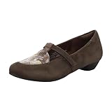 Nachhaltig THINK! Damen Grace Lederfutter Pumps, Graphite/Kombi 2000, 39 EU