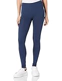Long leggings in soft viscose Noa Noa Damen NOA NOOS Basic LACE Leggings, Blau (Dress Blues 690), XL