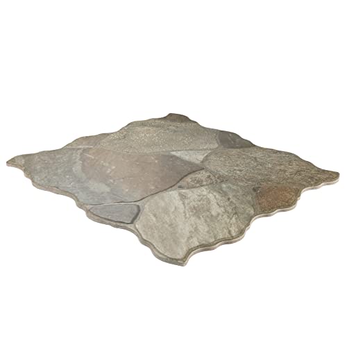 Somertile FEM18CAGR Merola Tile Canet Gris 17 Inch X 17 Inch Porcelain Floor And Wall Tile thumb #3