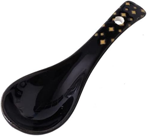 Tea Spoons Ceramic Spoon Household White Simple Small Spoon Eating Spoon Long Handle Spoon Restaurant Hotel Spoon 8 Pieces Ice Tea Spoons (Color : F) (B)