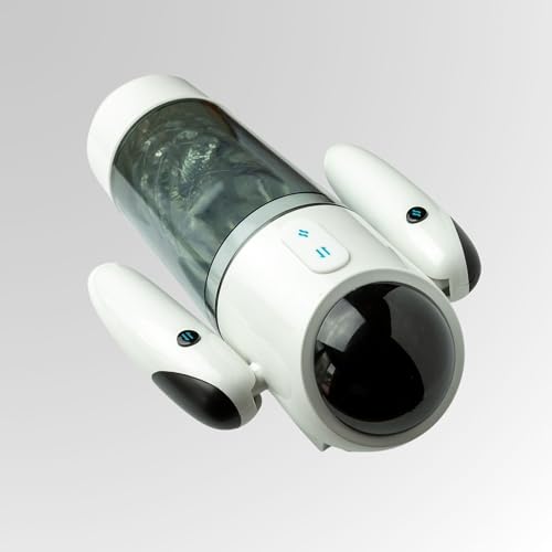 Masturbador Automático 3 en 1 con Empuje y Rotación - Doble Entrada con Texturas Realistas - Pantalla Inteligente - Recargable USB - Juguete Sexual para Hombre