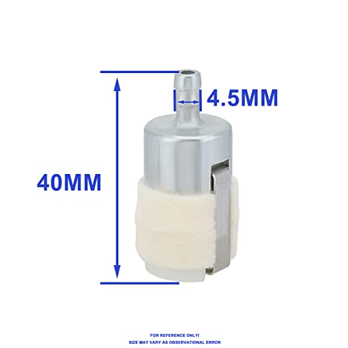 A226001410 Air Filter Fit Echo Srm210 Srm225 Es-210 Gt-200 Gt-225 Hc-150 Hc-225 Pas-225 Pas-265 Pb-250 Pe-225 Shc-225 Srm-265, Pack Of 6 #TOP2