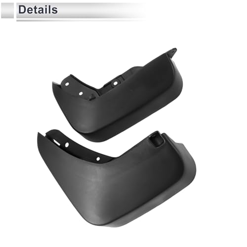 Image of X AUTOHAUX 1set Front and Rear Mud Flaps Splash Guards Mud Guards for Audi Q3 2016-2018 W /Mount Accessories