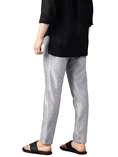 Image of Freehand Men's Slim Casual Pants (0419-PYJAMA01-07 Grey