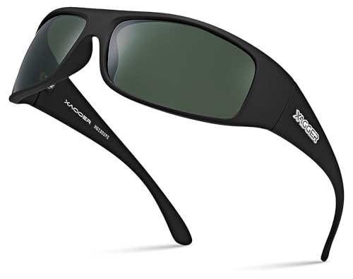 Image of Sports Polarized Sunglasses for Men Wrap Around TR90 Frame Sun Glasses