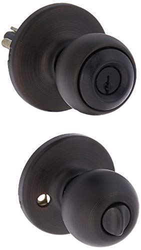 Kwikset 94002-822 Polo - Pomo de puerta de entrada, bronce veneciano