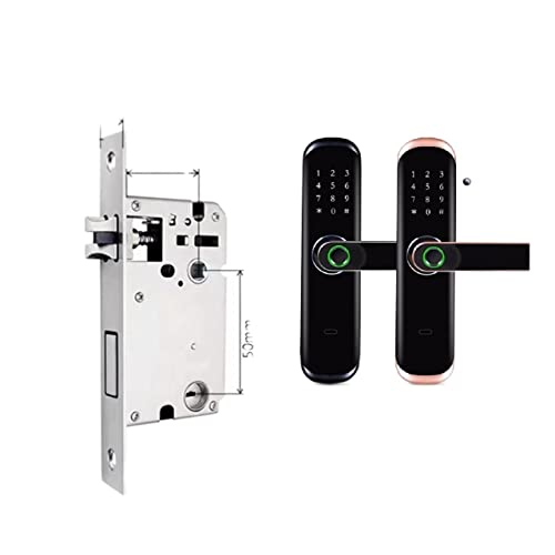 �z�[�� �G���N�g���j�N�X Tuya ���C�����X �h�A ���b�N ���̔F�؎w��n���h�� �h���X�}�[�g �Z�L�����e�B �L�[ �J�[�h �R�[�h�t�� ���z����(22-175(5050),Black)