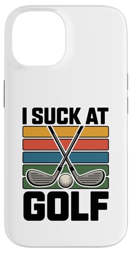 I Suck At Golf Joke ʔSt s Ȓj St X}zP[X iPhone 14 p