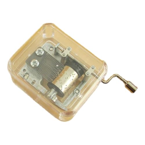 Yynnkctt Hand Crank Music Box Movement DIY Make Your Busy Board Accessory Kit Learning Teaching Montessori Early Education Child Music Toy Party Gift