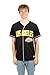 Ultra Game NBA Official Men’s Super Soft Button Down Baseball Shirt, Los Angeles Lakers, Black, Medium