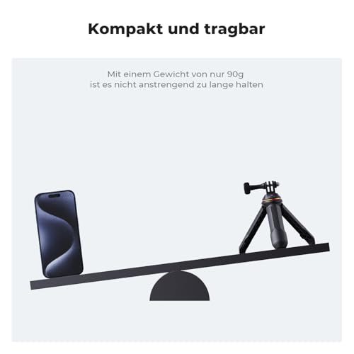 K&F CONCEPT 33 cm GoPro Stativ, Actiom Kamera Tischstativ – Ansicht 5