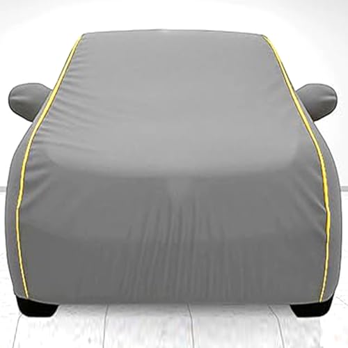 Image of Kayme Compatible with Grey Xuv300 Car Cover Waterproof Car Body Cover for All Weather Proof & Full Bottom Elastic, Triple Stitching with 100% Nail Proof Cover