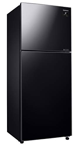 Image of Samsung 394 L 2 Star Inverter Frost-Free Double Door Refrigerator Appliance (RT39T50382C /TL, Black, 2022 Model)