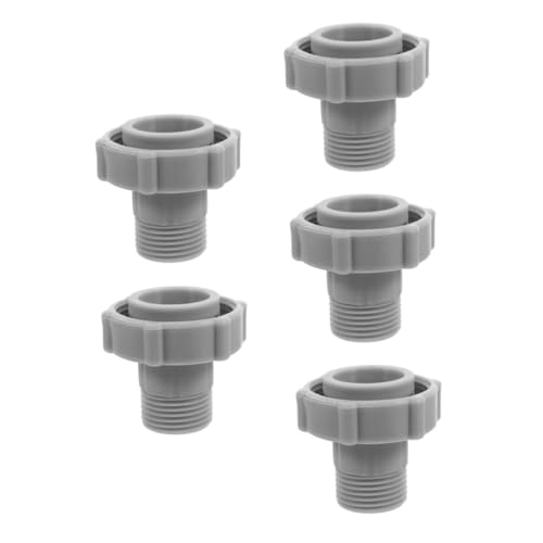 ifundom 5 Piezas De Junta De Piscina Adaptador De Drenaje De Piscina Cabezal De Aspiración De Piscina Accesorios para Piscina Conector De Tubería De Drenaje De Piscina Adaptador De