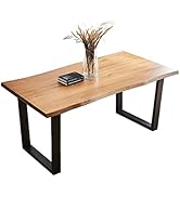 Amazon.co.jp: KAGUCOCO テーブル 一枚板風 [継ぎ継ぎ 幅160cm