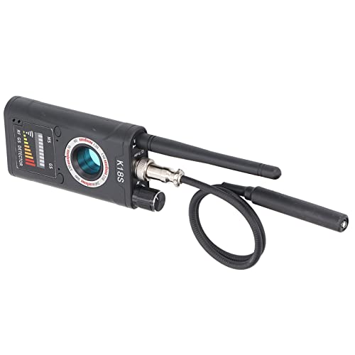 Natudeco K18S Versteckter Kamera-Detektor 1MHZ-8000MHZ Bug Wireless Signal Scanner Hochempfindlicher GPS-Positionierungsfinder Privater Schutz Überwachungsgeräte-Detektor
