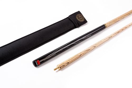 Queue de billard BCE canne de snooker en frêne 145 cm avec étui noir