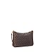 Michael Kors Jet Set Medium Top Zip Pochette Crossbody Bag, Gold-Tone Hardware/MK Signature Nylon/Brown/Acorn