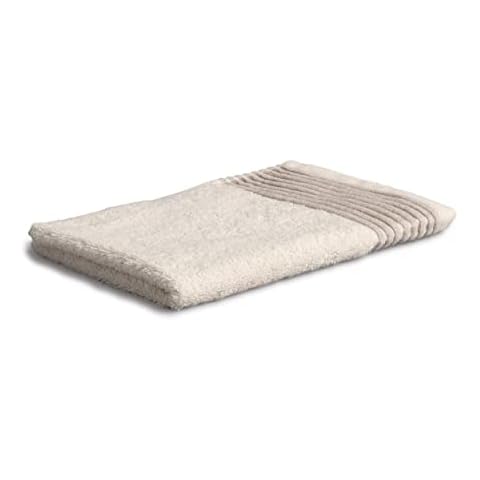 möve Natural Guest Towel with Chenille Piping Cover