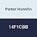 Parker Hannifin 14F13BB1 Series 14F Prep-Air II Zinc Miniature Particulate Filter, Metal Bowl/Twist Drain, 5 ? Element, 1/4" BSPP Port Size