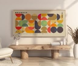 Affiche Bauhaus horizontal 55x110 cm impression sur toile