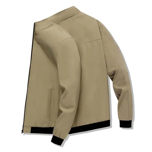 Veste bomber softshell varsity homme col montant zippé - 2