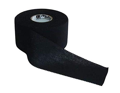 ACRA Kinesiologia Sport Tape I Kinesiotapes Impermeabile & Elastico I Nastri Physio Kinesio Tapes I Colore Nero 3,8 cm x 13,7 m
