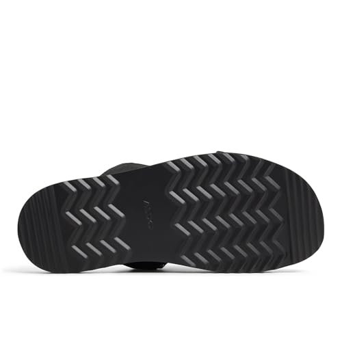 Image of Aldo DENIELS-IN004 Men Open Black Single Strap Sandals