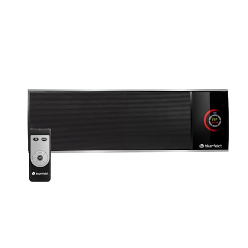 blumfeldt CosmicBeam Ultra - Radiateur Infrarouge, Chauffage terrasse, Chauffage électricque, Rayonnement Infrarouge, 2200 W, Classe de Protection IPX4,...