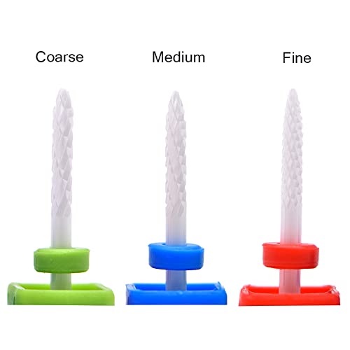 Set de Puntas de Cerámica para Taladro de Uñas 3/32" miniatura 2