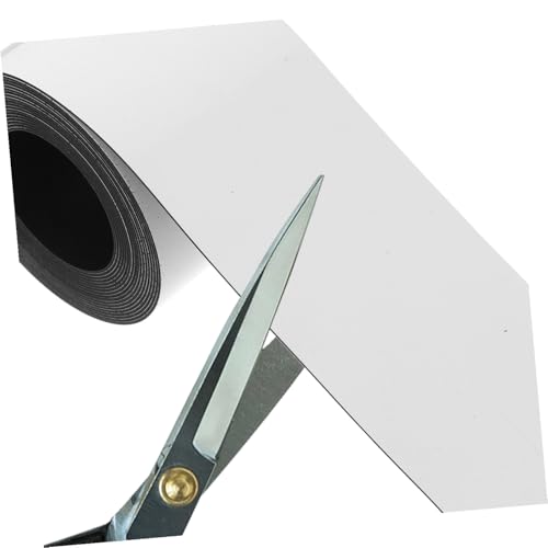 Étiquettes magnétiques effaçables blanche en rouleau 50 mm x 3 m réutilisable