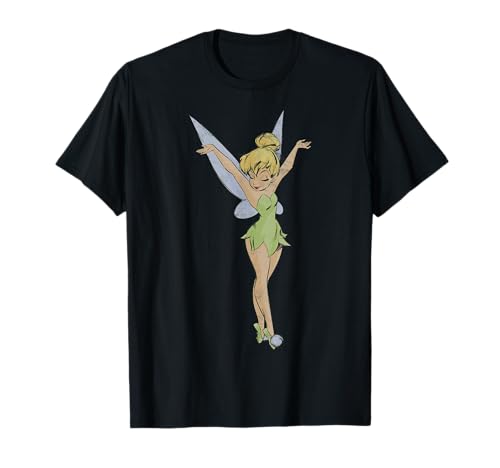 T-shirt Clochette Disney Peter Pan imprimé profil miroir artistique