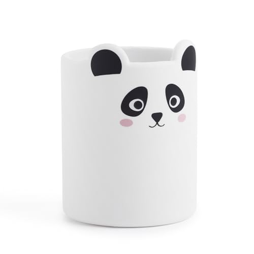 Back2Fun - Weicher Silikon-Stiftehalter für Kinder mit süßem Tiermotiv. Perfekt zum Ordnen von Schulutensilien - ideal zum Schulstart oder als Geschenk