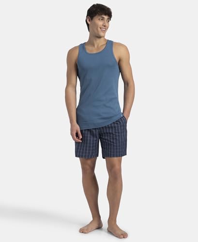 Image of Jockey 9922 Men Super Combed Cotton Rib Round Neck with Racerback Gym Vest