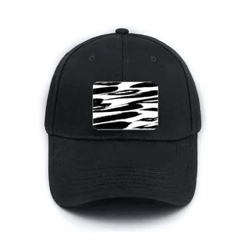 Casquette de baseball noire ajustable style peinture chinoise Brushwork no/no