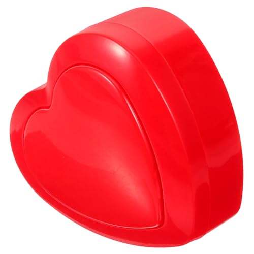 HONITANO Juguete del Latido del Corazón Relleno Conformado Felpa Pequeño Simulador De Latidos del Corazón Simulador De Latidos del Corazón del Gato Mascota Rojo Componente Electrónico