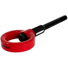 Perrin Performance Aluminum Front Tow Hook Kit Red Compatible with 2002-2007 Subaru WRX/STI