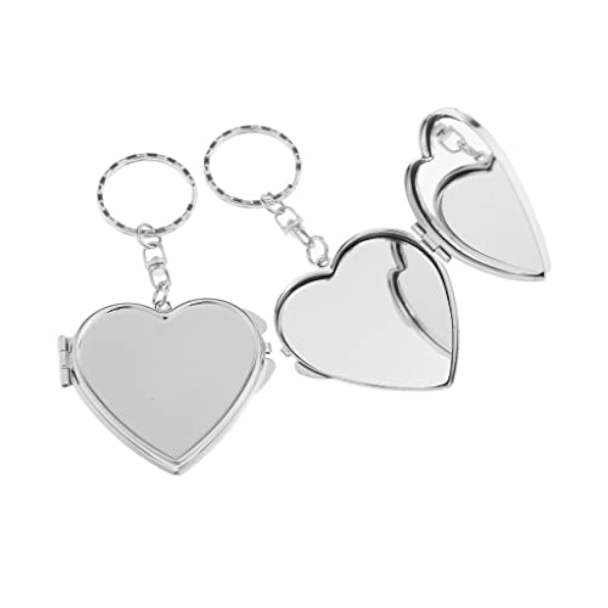 HEAVENGLOW Portable Folding Heart Shape Makeup Mirror