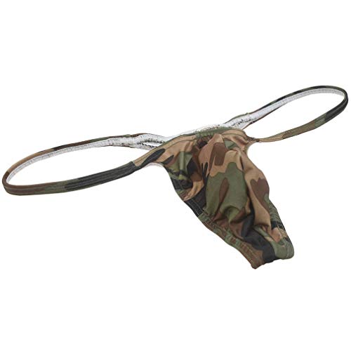 Men's Pouch Micro Thong Flag Pattern Narrow Pouch Mini Breifs Posing String T-Back Panties Sexy Guys Underwear2