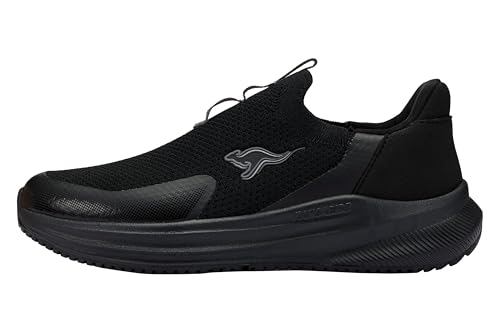 KangaROOS Zapatillas K RDW Sha para Mujer, Color Negro y Negro, Talla 39 EU, Jet Black Mono, 39 EU