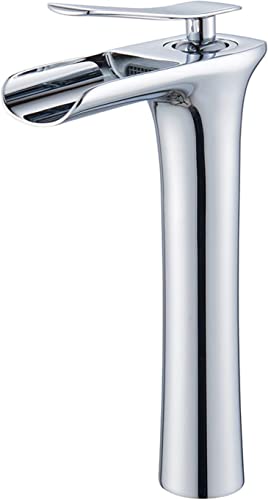 Grifo de lavabo cascada de latón para evitar salpicaduras con grifo monomando corto oro 1