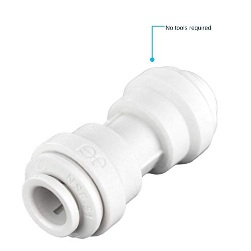 John Guest Speedfit 3/8 Inch Od Union Straight Connector, Push To Connect Plastic Plumbing Fitting, Pp0412Wp #TOP4