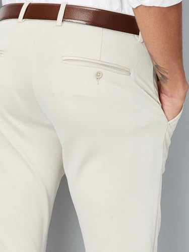 Image of Max Men Solid Ultra Slim Fit Formal Trousers