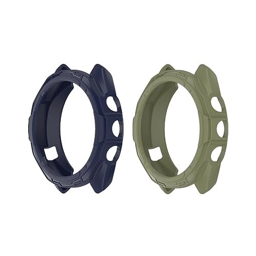 LICHIFIT GarminiK[~j Approach S70pیP[X 42MM Jo[ TPU X}[gEHb`Jo[ EȒP ϏՌ h~y  ANZT[ (u[{O[)