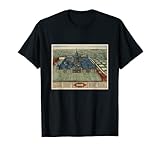 Vintage El Escorial - Rey de España Residencia Mapa (1609) Camiseta