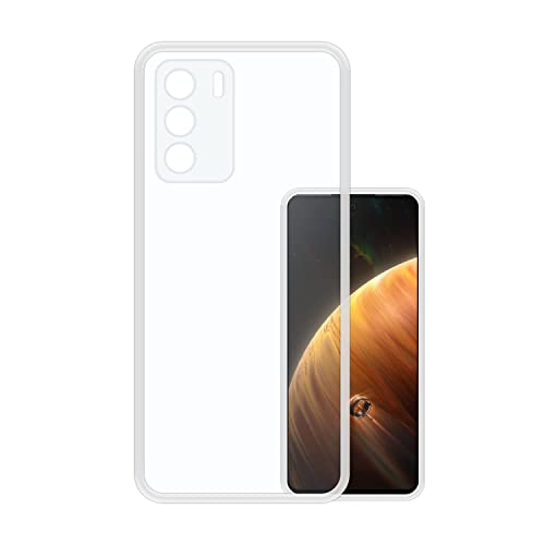 Image of COVERBLACK Rubber Back Cover for Infinix X6815D / Zero 5G 2023 - Transparent