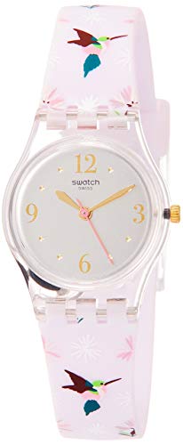 Preisvergleich Produktbild Swatch Damen Analog Quarz Uhr mit Silikon Armband LK376