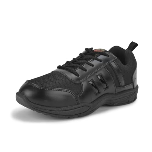 Image of SCHOOL BIRDS Kids Lightweight Comfortable Lace-Up School Sneakers